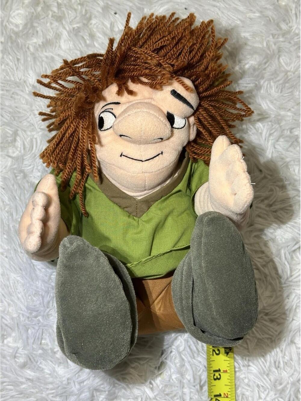 Rare Vintage Disneyland The Hunchback Of Notre Dame Quasimodo Plush Soft Toy 12"